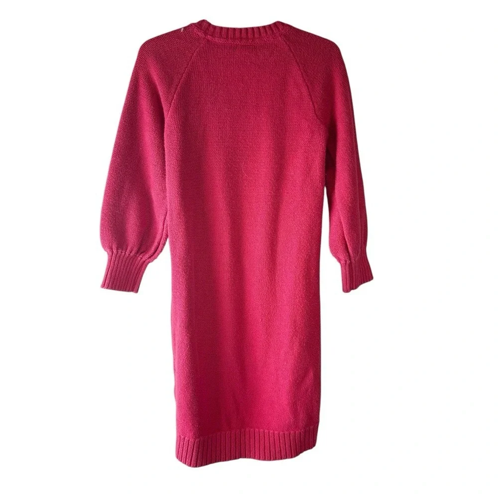 GAP‎ Girls Red Cable Knit Long Sleeve Sweater Dress